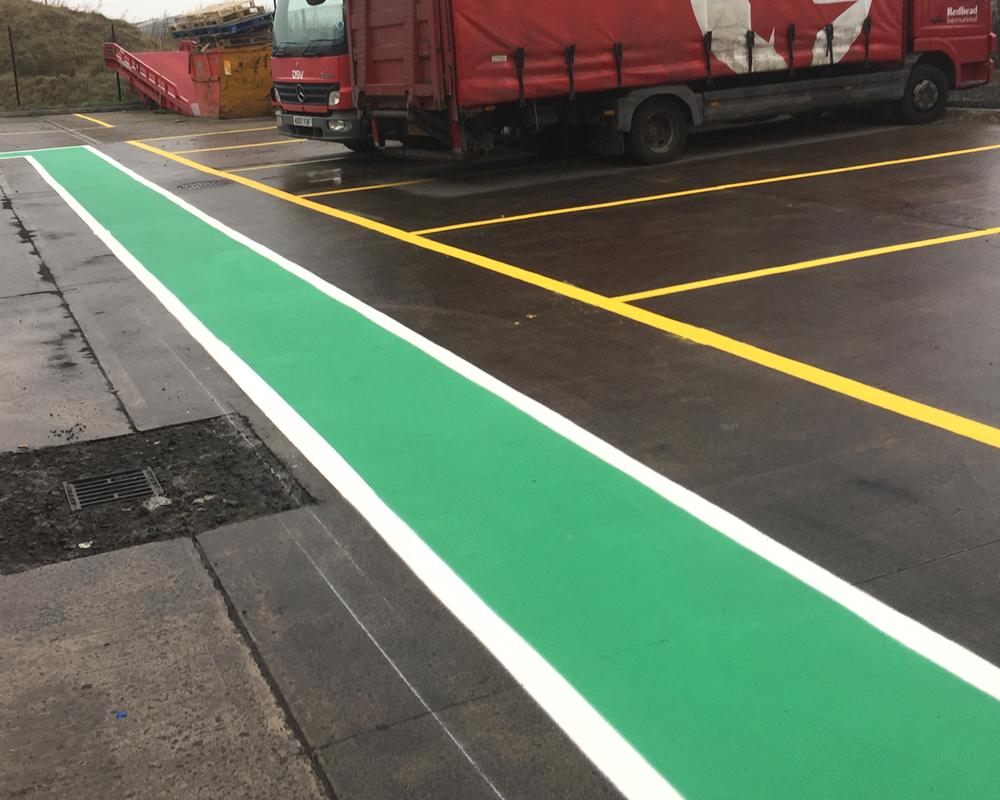 Car park flooring in Dublin — waterproof deck coating, anti-slip surfacing, sealing & line marking for multi-storey & underground car parks.